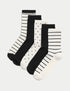 Marks & Spencer "5pk Cotton Rich Monochrome Ankle High Socks"